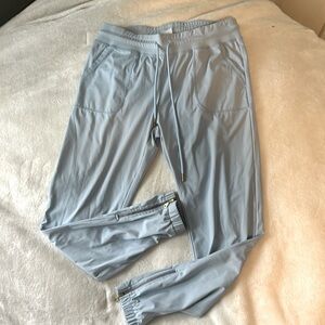 Zyia active joggers light blue with gold detail
